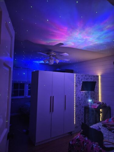 Astronaut Galaxy Projector for bedroom & kids’ room & a romantic date night photo review