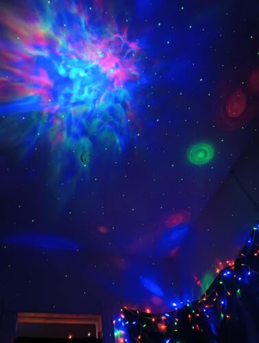 Astronaut Galaxy Projector for bedroom & kids’ room & a romantic date night photo review