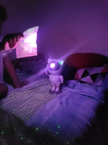 Astronaut Galaxy Projector for bedroom & kids’ room & a romantic date night photo review