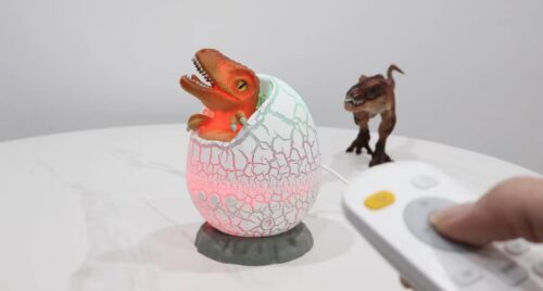 Dinosaur Egg Galaxy Star Projector  (Brown) photo review