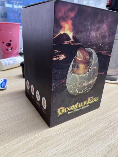 Dinosaur Egg Galaxy Star Projector  (Brown) photo review