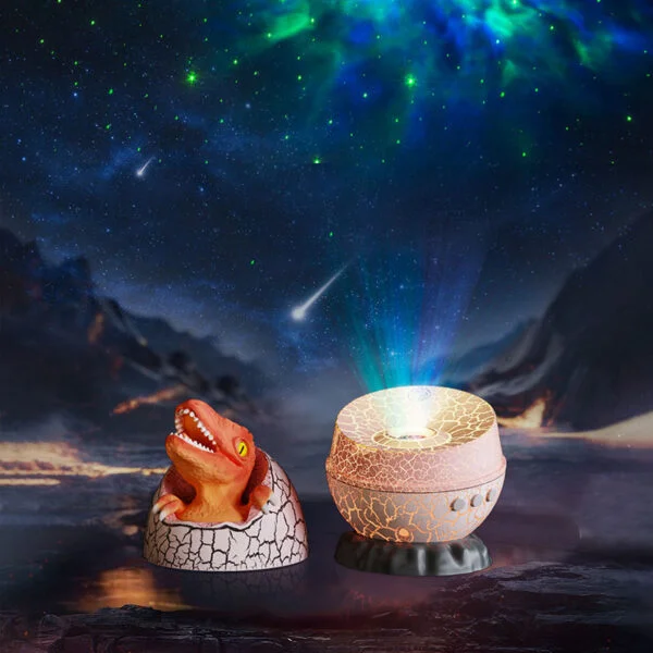 Dinosaur Egg Galaxy Star Projector - Space Projector Night Light for Bedroom Christmas Gift for Kids