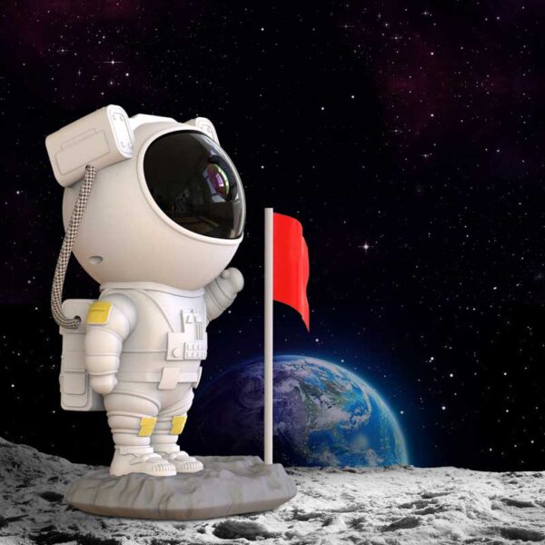 Kids Star Projector Galaxy Night Light - Astronaut Space Buddy Projector, American Flag Lights Remote Control Nebula Ceiling LED Lamp with Timer, Best Gifts for Children