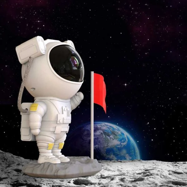 Kids Star Projector Galaxy Night Light - Astronaut Space Buddy Projector, American Flag Lights Remote Control Nebula Ceiling LED Lamp with Timer, Best Gifts for Children