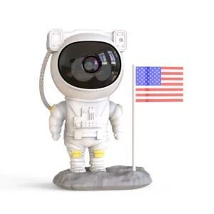 Kids Star Projector Galaxy Night Light - Astronaut Space Buddy Projector, American Flag Lights Remote Control Nebula Ceiling LED Lamp with Timer, Best Gifts for Children