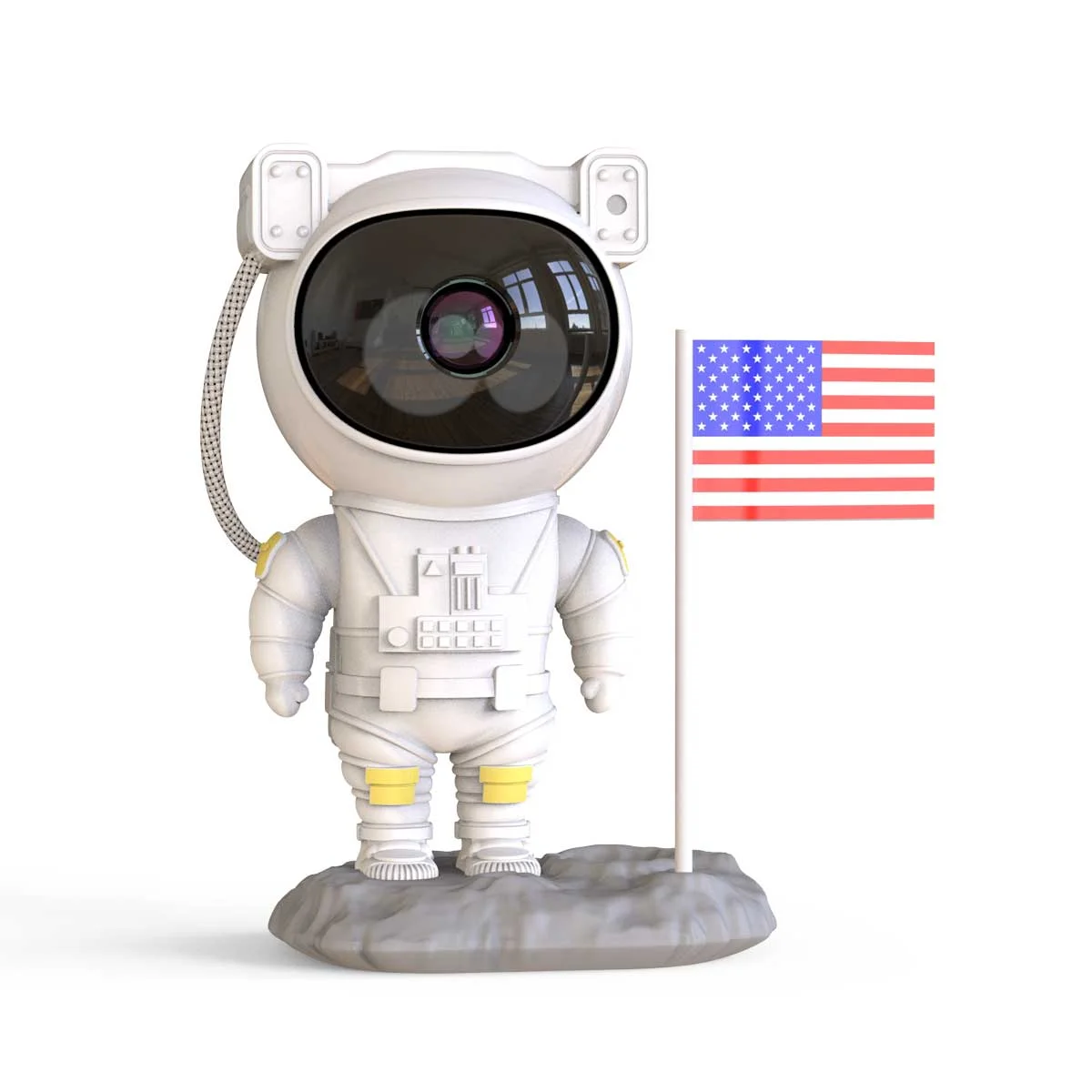 Kids Star Projector Galaxy Night Light - Astronaut Space Buddy Projector, American Flag Lights Remote Control Nebula Ceiling LED Lamp with Timer, Best Gifts for Children