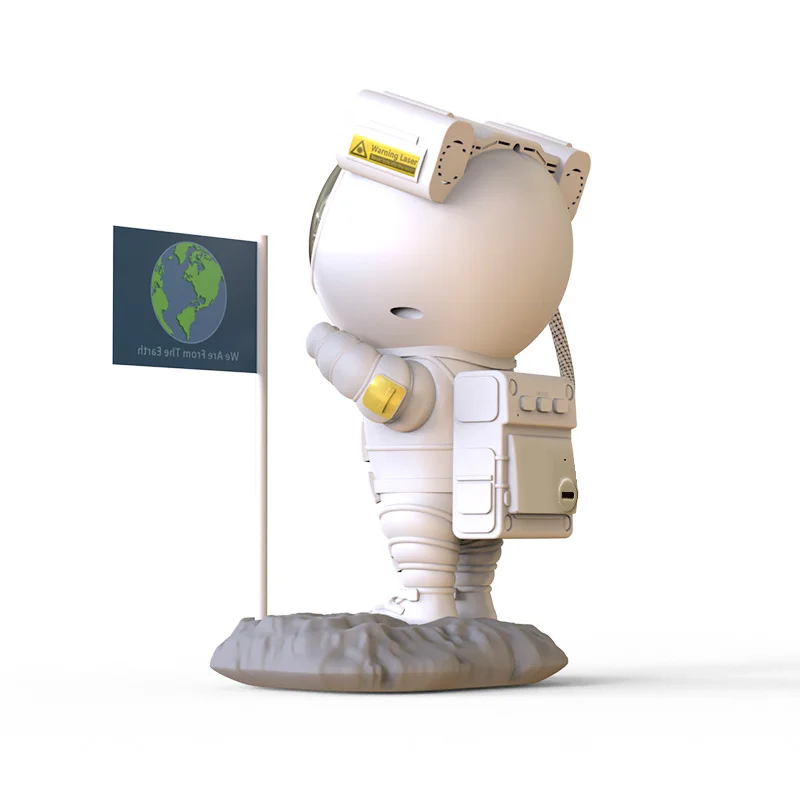 Kids Star Projector Galaxy Night Light - Astronaut Space Buddy Projector, Flag Lights Remote Control Nebula Ceiling LED Lamp with Timer, Best Gifts for Children