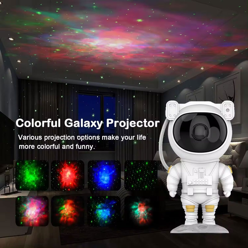 The Ultimate Guide to Personalised Christmas Decorations: Featuring the Astronaut Galaxy Projector 3 star projector galaxy night light black Astronaut Galaxy Projector Gifts for Christmas, Birthdays, Valentine's Day ,white