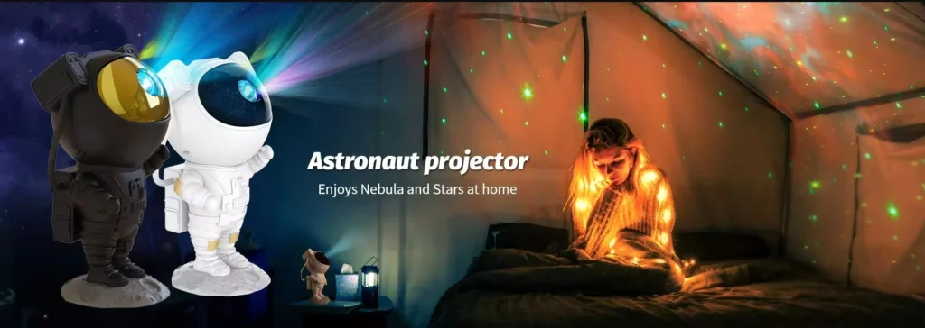 The Astronaut Projector in child’s bedroom 1 star projector galaxy night light Astronaut Space Projector