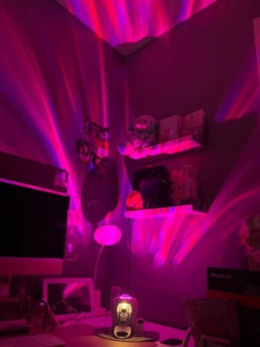 Aurora light projector for Bedroom decoration & Meditation & gift photo review