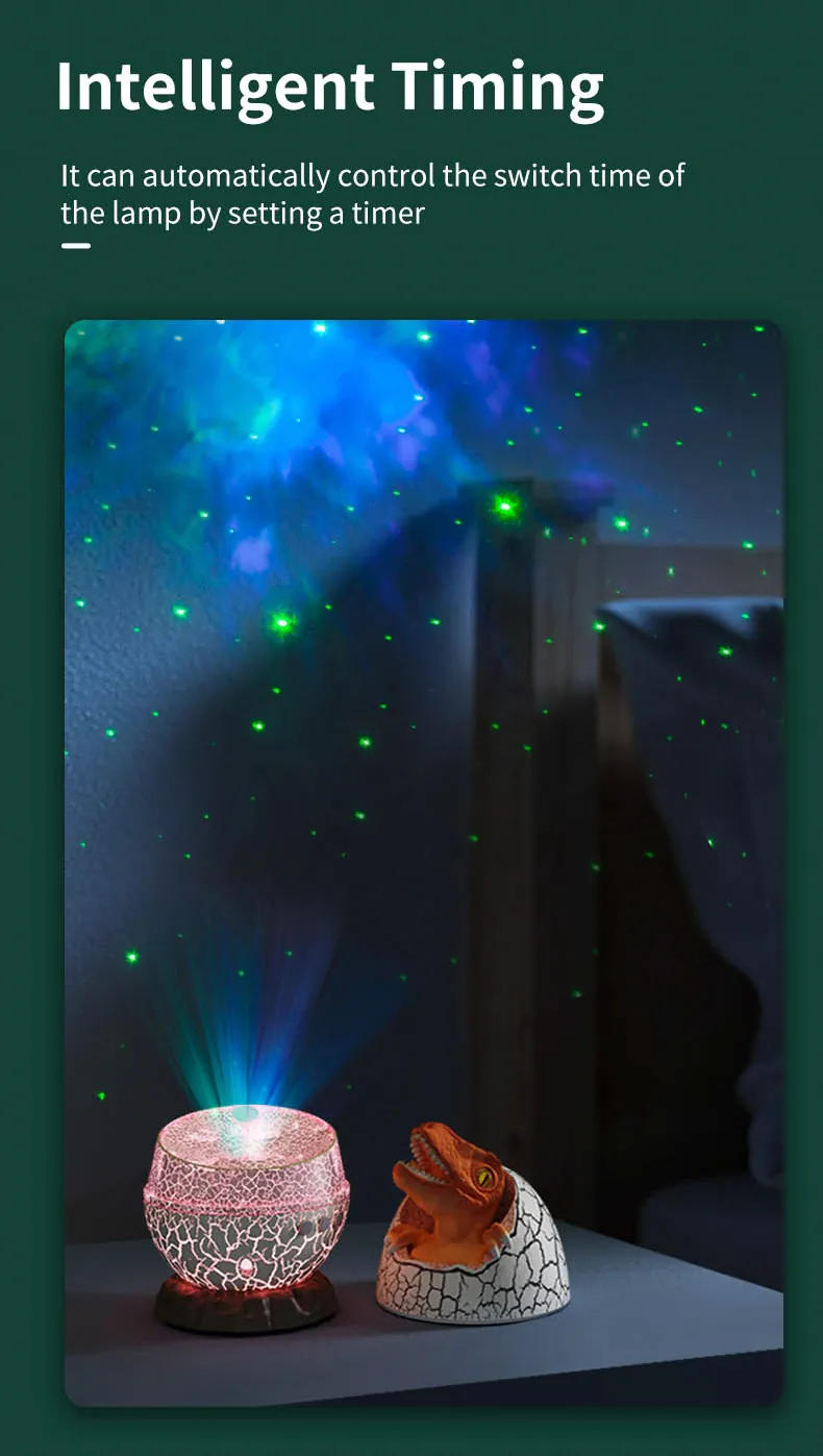 Dinosaur Egg Galaxy Star Projector Space Projector Night Light Bedroom Christmas Gift Kids detail07.jpg