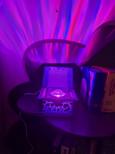 Magic Fairy Tale Treasure Chest Projection Lamp & Bluetooth Link Fantasy Story Scene & Children's Holiday Gift photo review