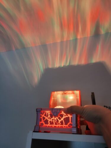 Magic Fairy Tale Treasure Chest Projection Lamp & Bluetooth Link Fantasy Story Scene & Children's Holiday Gift photo review