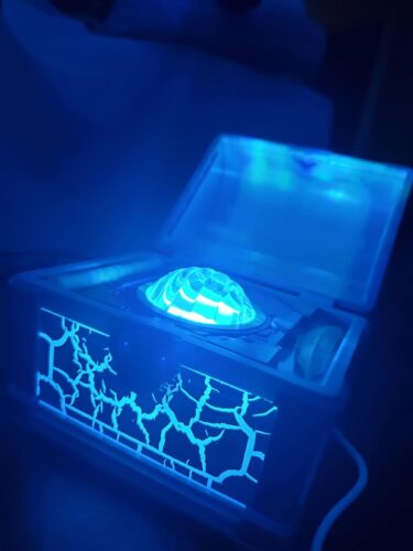 Magic Fairy Tale Treasure Chest Projection Lamp & Bluetooth Link Fantasy Story Scene & Children's Holiday Gift photo review