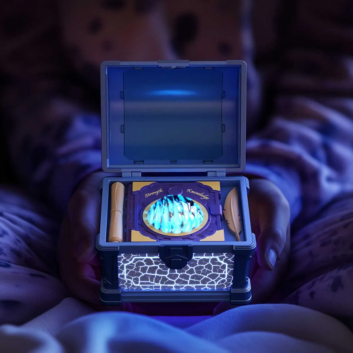 Magic Fairy Tale Treasure Chest Projection Lamp & Bluetooth Link Fantasy Story Scene & Children's Holiday Gift 7 Magic Fairy Tale Treasure Chest Projection Lamp & Bluetooth Link Fantasy Story Scene & Children's Holiday Gift - Image 7